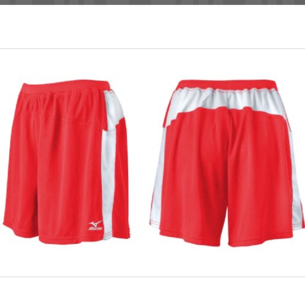 Mizuno Womens DryLite Volleyball Athletic Workout Shorts, Style # 440308 - Large
